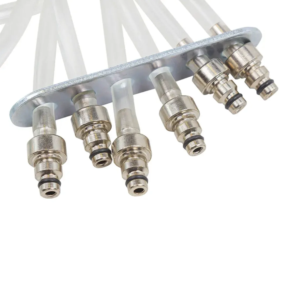 Тестер обратки дизельных форсунок системы Common Raill с комплектом адаптеров, в кейсе ''Premium'' Forsage F-902G8D(F-04A3024D)