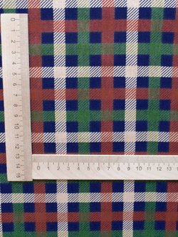 Ткань бязь плательная, рис. "Клетка", ширина 150 см, арт. 0252