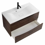 Тумба с раковиной Belbagno MARINO 80 2C-SO/BB800/450-LV-MR-PR Rovere Moro