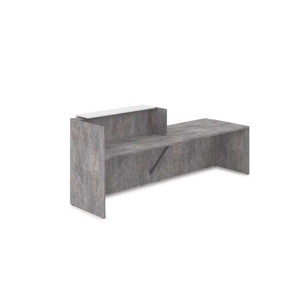 1КРС-ДС.007 Комплект Ресепшн с фартуком ЛДСП (2832*901*1161) (без подсветки)