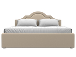 Кровать интерьерная Афина 160, Бежевый, Экокожа, 28511