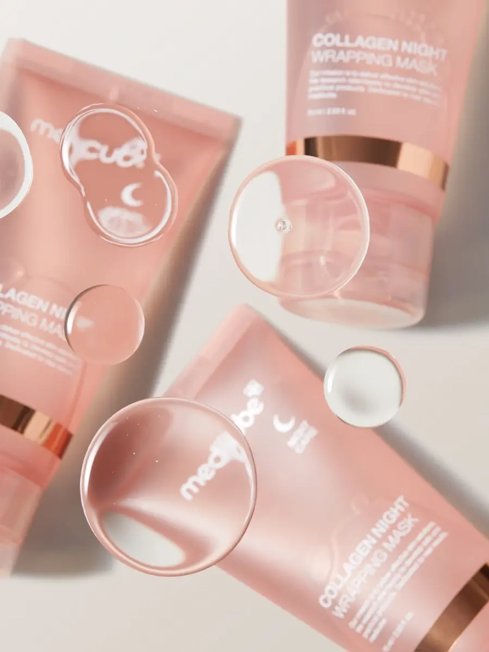 Medicube Ночная коллагеновая маска-пленка для лифтинг-эффекта и сияния кожи Collagen Night Wrapping Mask 75 мл