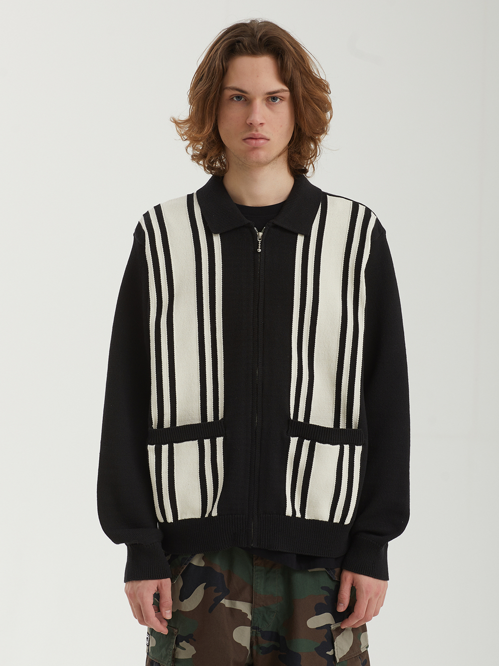 Мужской Свитер Obey Matt Zip Up