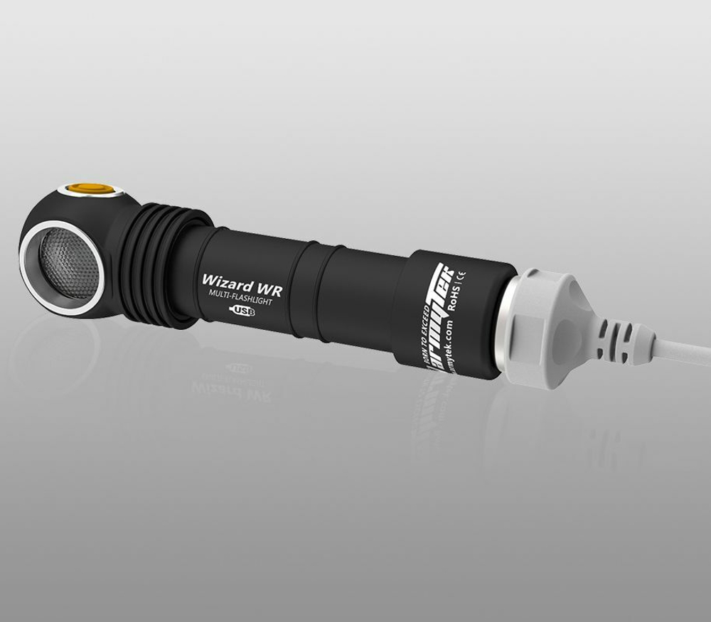 Мультифонарь Armytek F06301W Wizard WR Magnet USB (теплый-красный свет)