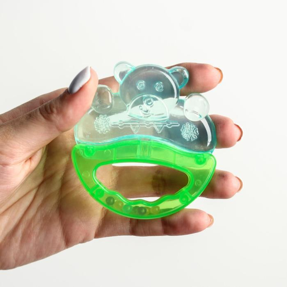 2845098 Прорезыватель с погремушкой «Мишка», МИКС