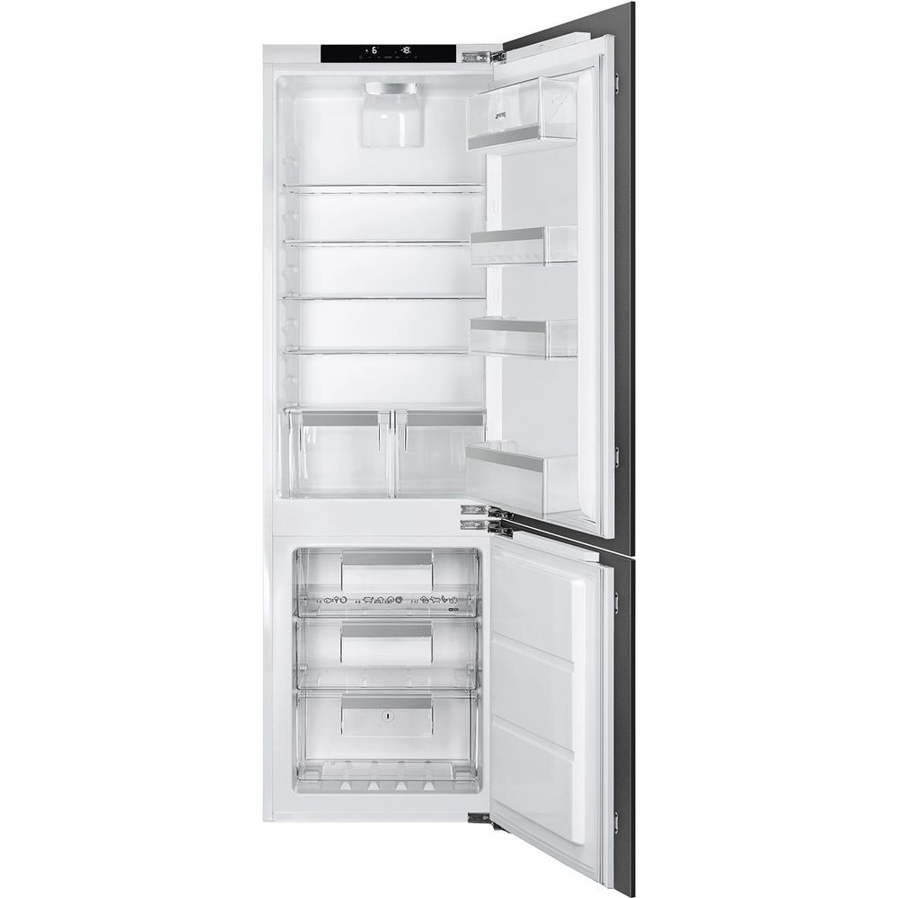 Встраиваемый комбинированный холодильник Smeg C8174DN2E