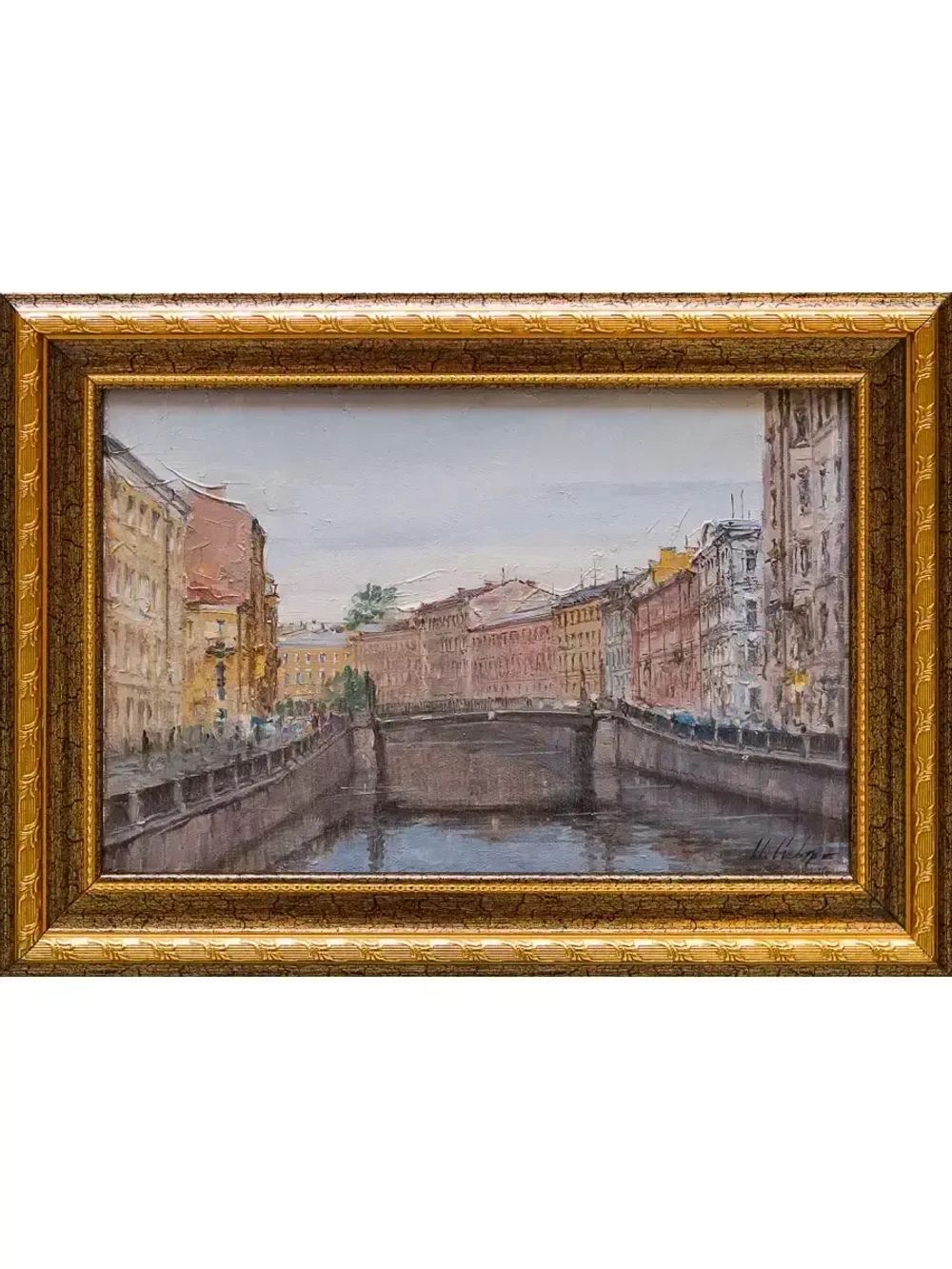Картина маслом Подьяческий мост Скворцов