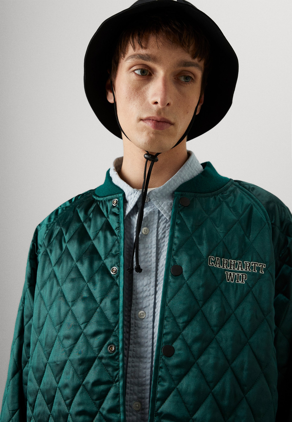 Carhartt WIP Демисезонная куртка - Зелёный