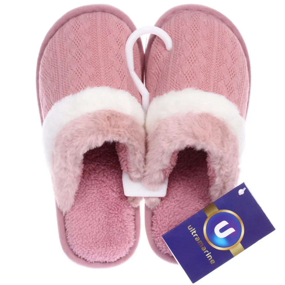 Тапочки женские домашние «DAISY», цвет розовый, р-р 38-39