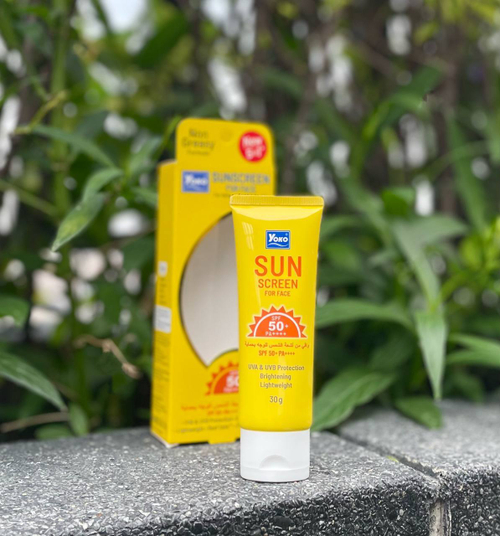 Солнцезащитный крем для лица SPF 50 Sunscreen For Face SPF 50 Yoko