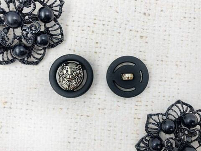 Пуговицы костюмные, d 1,8 см, чёрный