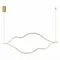 SL6106.203.65 Светильник подвесной ST-Luce Золотистый/Белый LED 1*65W 4000K CORTILE