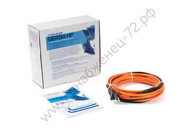 Комплект нагревательного саморегулирующегося кабеля TEPLOCOM GERDA HP-8,0 8м 136Вт