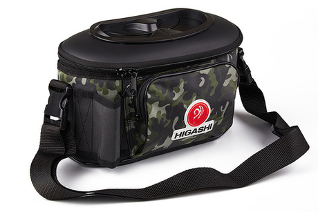 Кан рыболовный HIGASHI Live bait box 4.5L camo