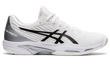 Мужские кроссовки теннисные Asics Solution Speed FF 2 - white/black