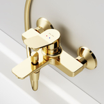 Смеситель для ванны и душа, золото AM.PM X-Joy F85A10099