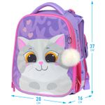 Ранец Berlingo Expert Cute cat 37х28х16см, 2 отд., с анатомической спинкой