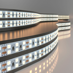 Лента светодиодная 240 LED 18 Вт IP20 двухрядная 3300К теплый белый, 5м 2835 24V 240Led 18W IP20