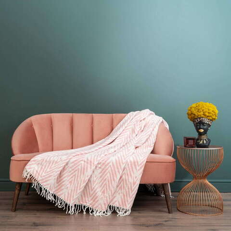 Плед 200x210 Sofi De MarkO Моана цвета чайной розы