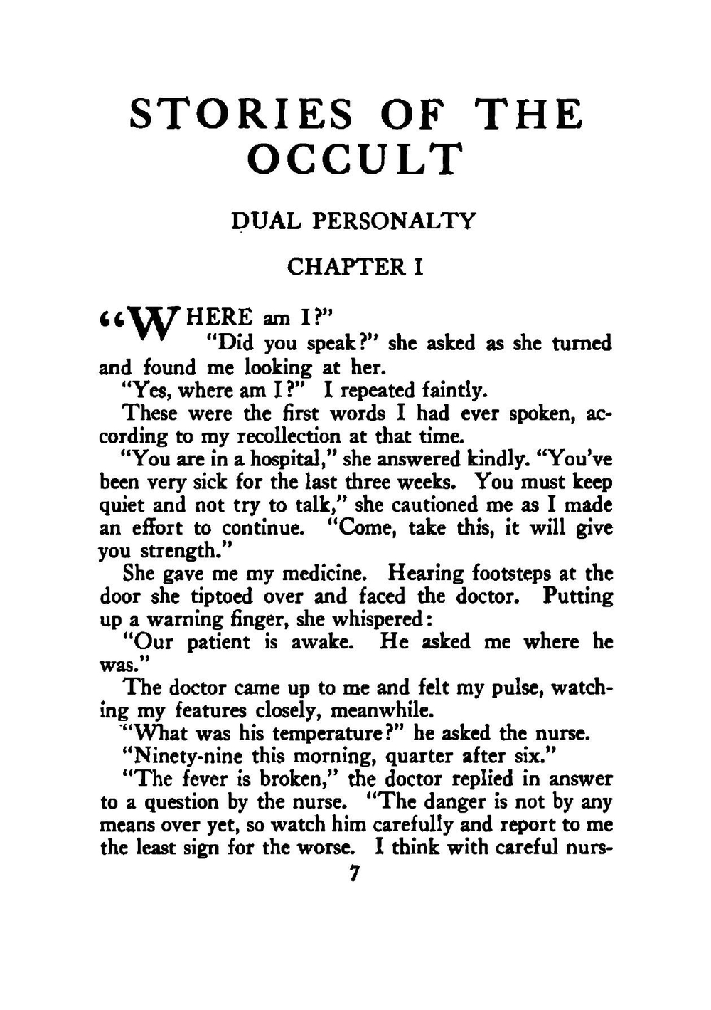Stories of the Occult | Daniel Ahrens Stitzer