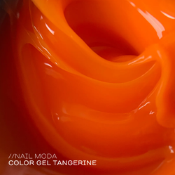 Nail Moda Gel Neon Tangerine - Гель моделирующий цветной, 15мл