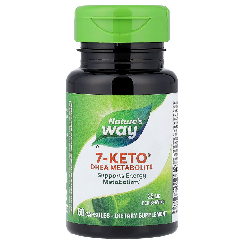 Nature's Way, 7-KETO, метаболит Дегидроэпиандростерона, 60 капсул