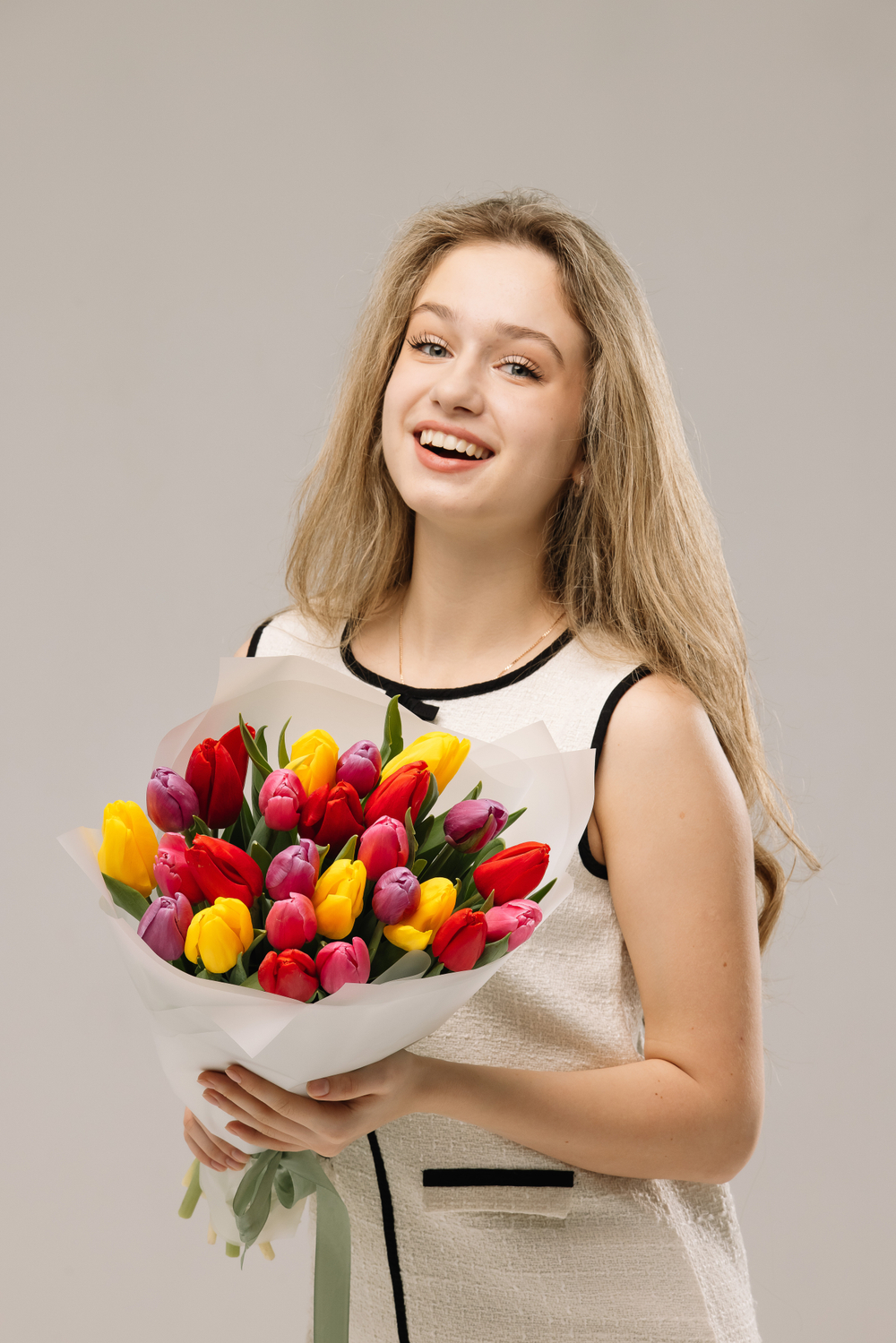 Микс 25 тюльпанов