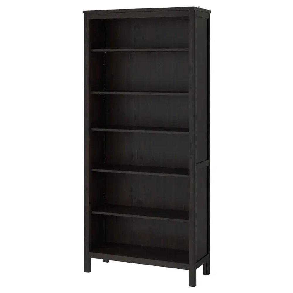 Книжный шкаф - HEMNES IKEA/ ХЕМНЭС ИКЕА,  197х90 см, черный