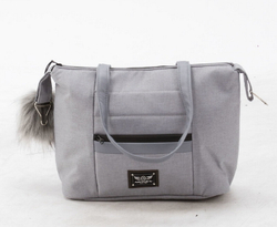 Детская коляска Adamex Marco 2 в 1 GA01 (СВ. СЕР ТК.+ СВ.СЕР КОЖ. ОТДЕЛКА)