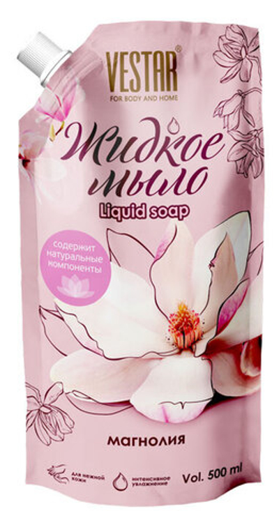Мыло жидкое Vestar Магнолия дой-пак 0,5 л