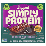 Simply Protein, батончики-снеки, печенье и крем, 5 шт. по 25 г (0,88 унции)
