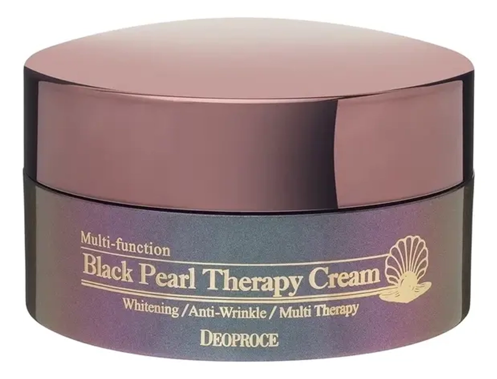 Deoproce Крем для лица с черным жемчугом антивозрастной Black Pearl Therapy Cream