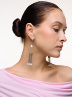 Серьги "Queen pearl" Silver