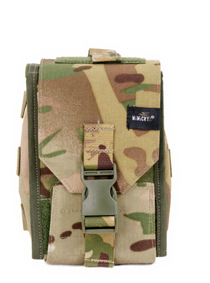 Подсумок отрывной  под аптечку тактическую, MIMICRYA, Cordura 1000D, MULTICAM