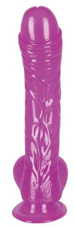 Фиолетовый фаллоимитатор Ready Mate - 19 см. (Цвет: фиолетовый)
