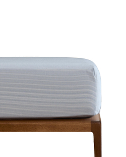 Простыня на резинке Zara Home, хлопок 100%, в полоску, 2603/900