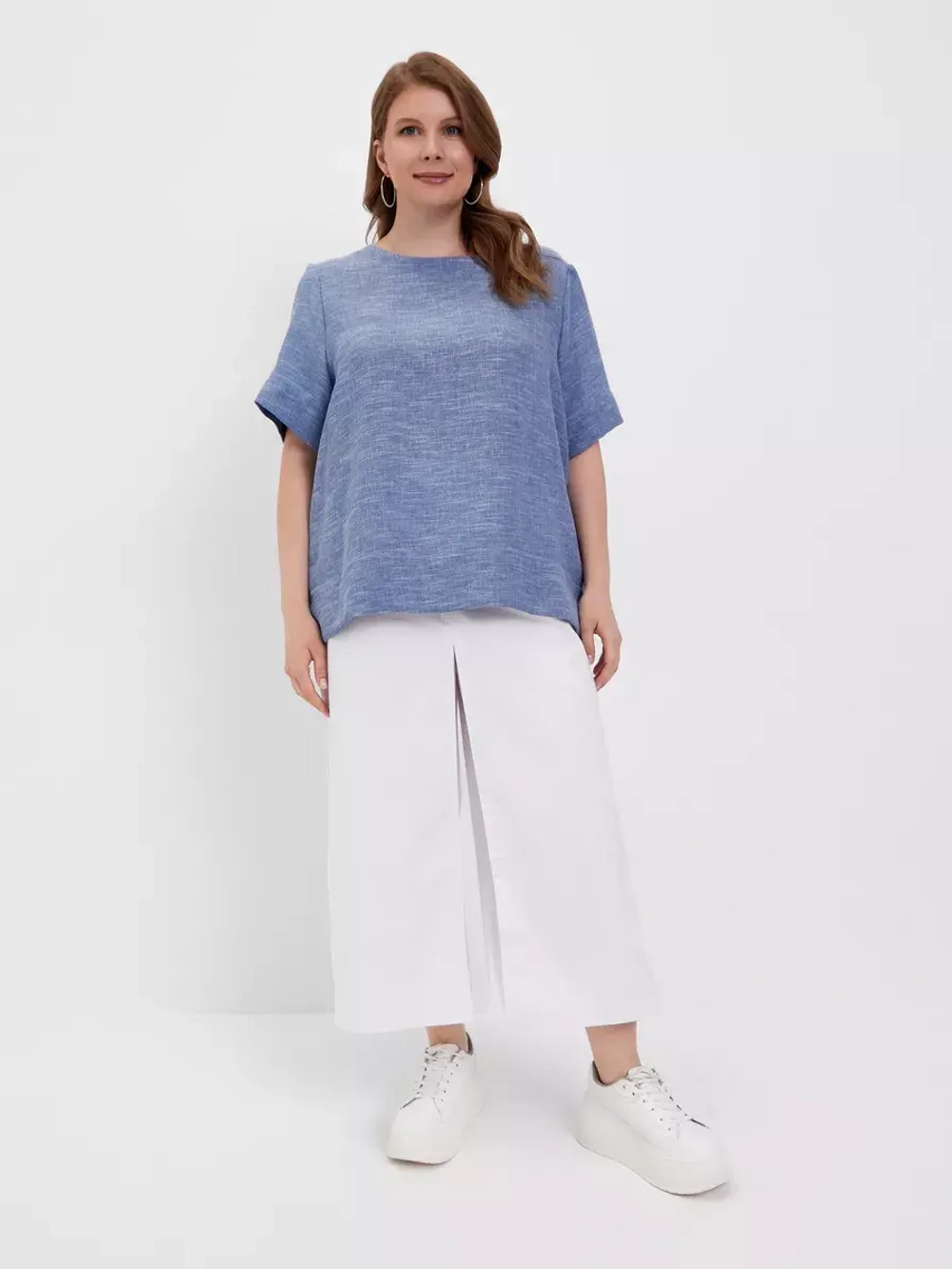 Блузка летняя широкая