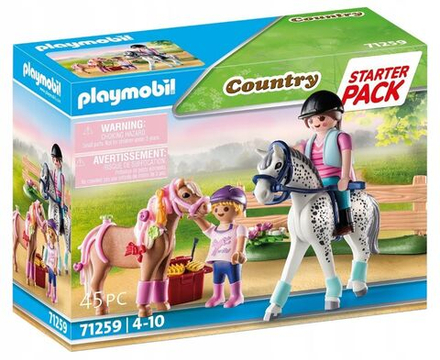 Конструктор Playmobil Country Starter Pack Уход за лошадьми 71259