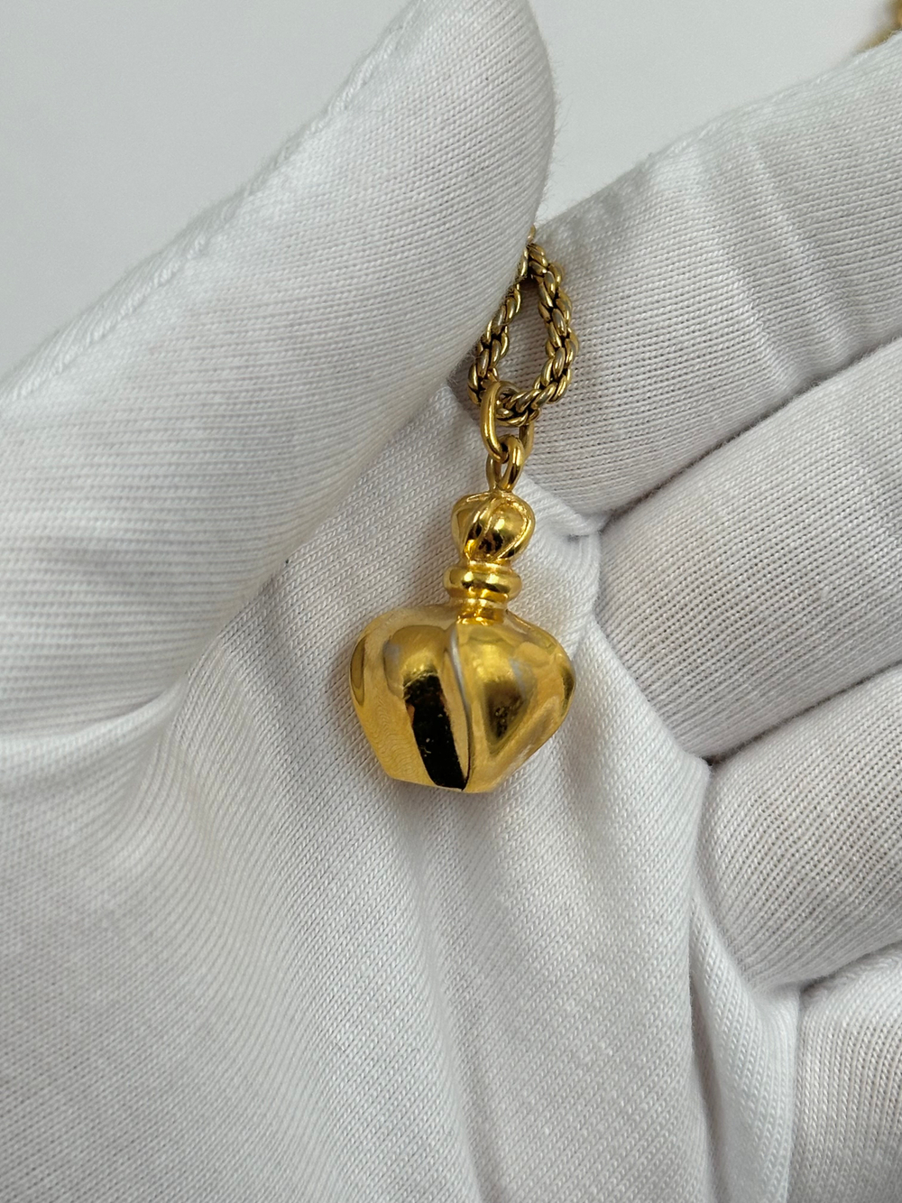 Кулон в виде флакона духов Poison Christian Dior