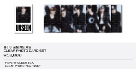 Сет карт ENHYPEN CLEAR PHOTO CARD SET