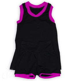 Чёрный/фуксия