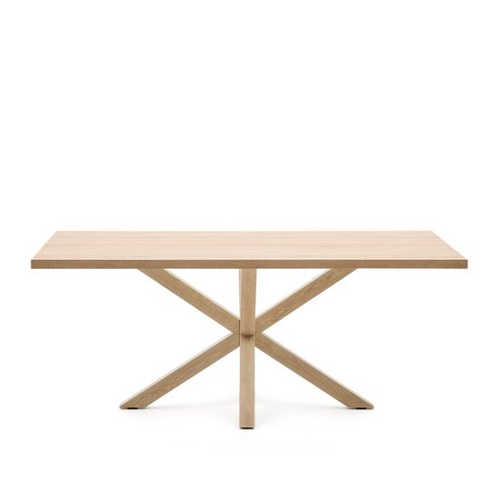 Стол Arya 200x100 дуб со стальными ножками под дерево