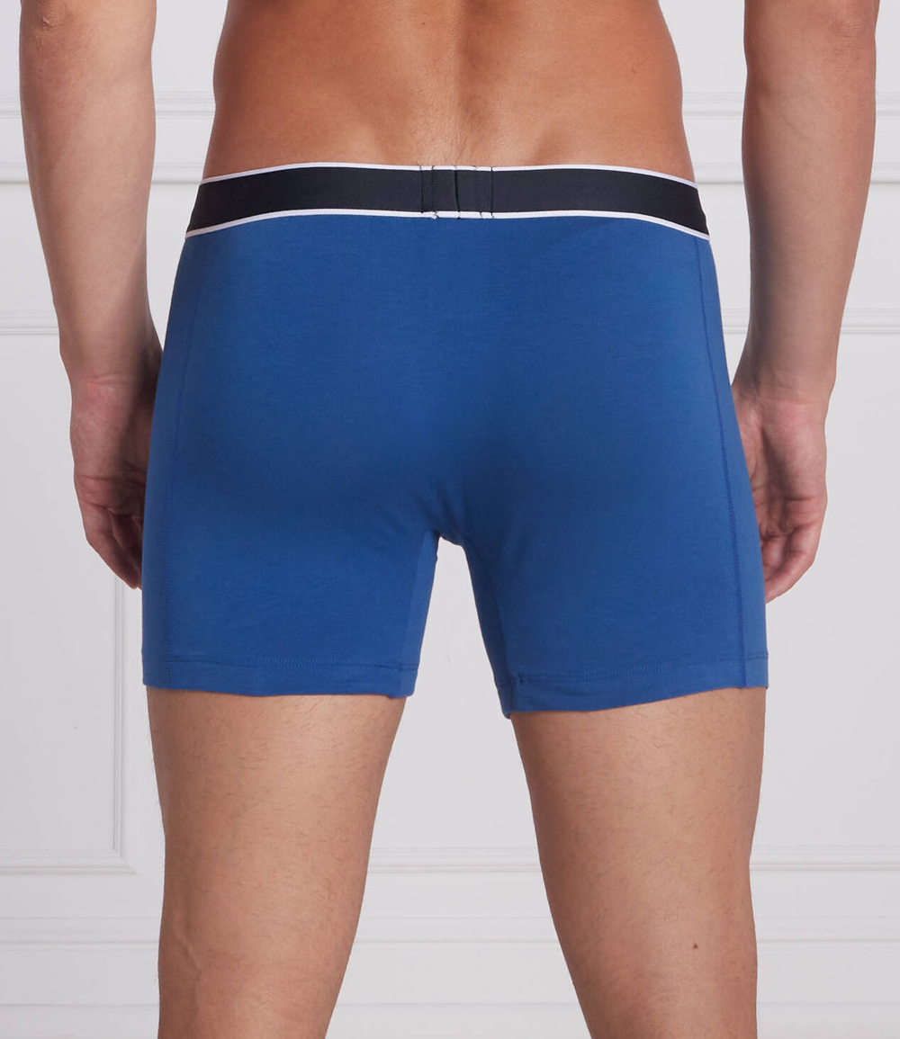 трусики-боксеры boxerbr 24 logo BOSS BLACK - голубой(50479075)