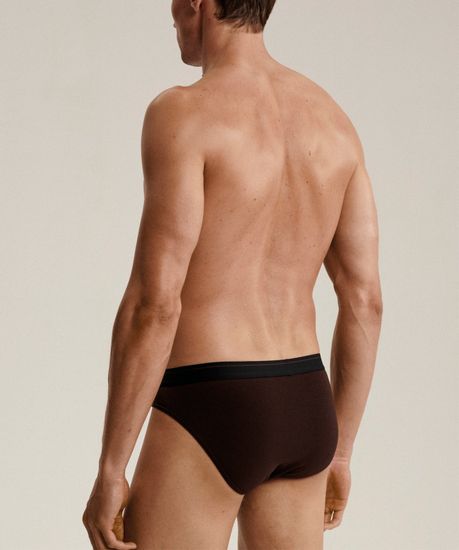 Трусы (5шт) мужские слипы спорт Atlantic, 5SMP-004, хлопок,коричневый + графитовый + черный + фиолетово-серый + каберне