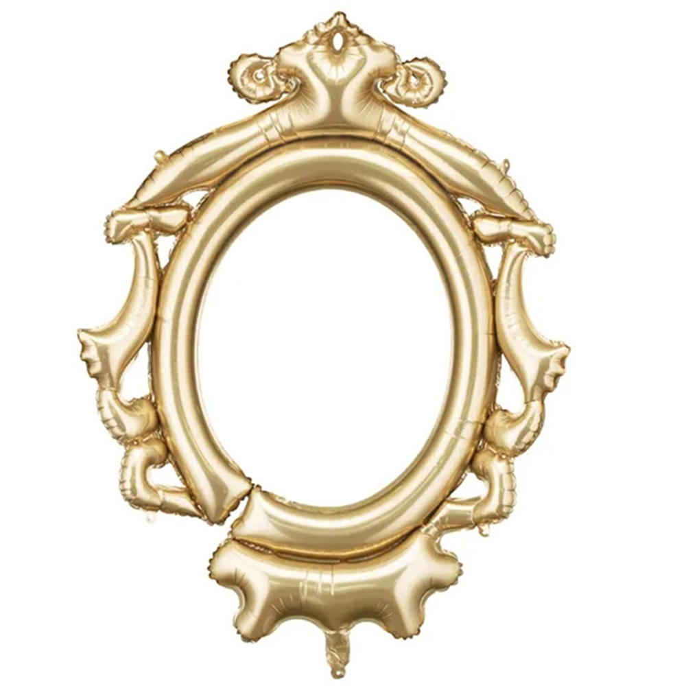 Фольгированный шар-фигура «Зеркало», Gold