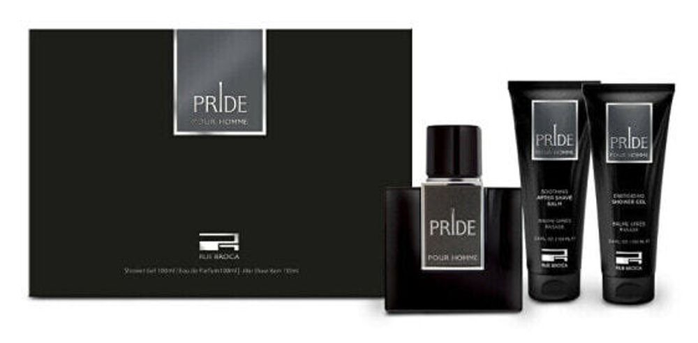 Парфюмерные наборы Pride Homme - EDP 100 ml + sprchový gel 100 ml + balzám po holení 100 ml