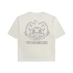 Футболка Ymkashix 8-bit outline бежевая