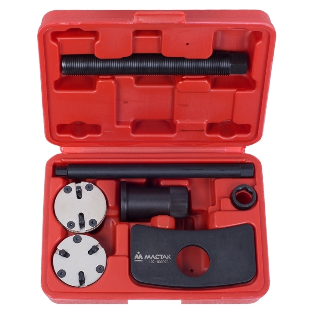 МАСТАК (102-00007C) Приспособление для утапливания поршня тормозного цилиндра, кейс, 7 предметов