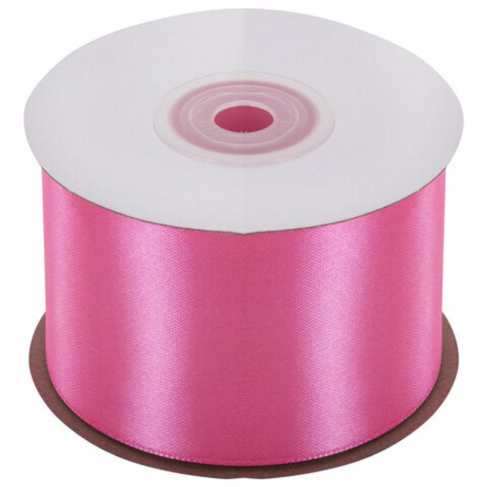 Лента атласная ширина 50 мм, длина 23 м, розовая, BRAUBERG, 591524