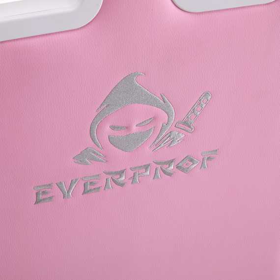 Кресло Everprof Katana Экокожа Белый/Розовый